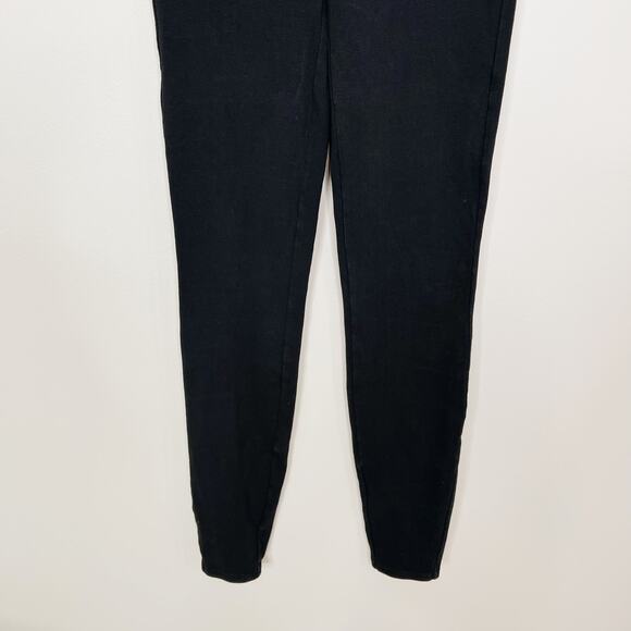 Mile(s) by Madewell XSmall XS Black High Rise Leggings Knit Casual Stretch - Picture 5 of 8
